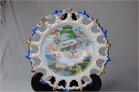 Reticulated Florida Souvenir Plate