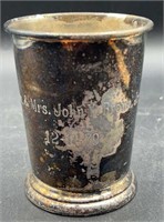 Silver Plated Mint Julep Cup Gov John Brown Jr