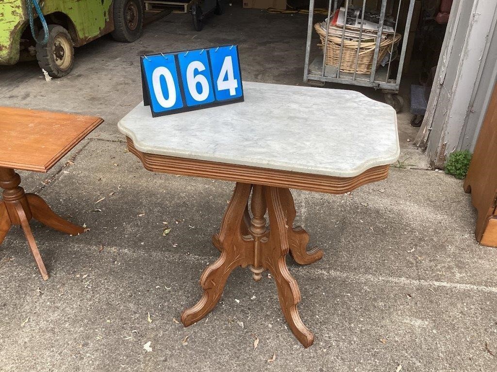 Marble top table