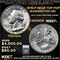 ***Auction Highlight*** 1976-p Washington Quarter