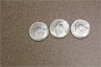 Lot of 3 Kennedy halves