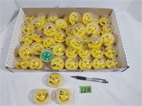 Lot of Smiley Face toys