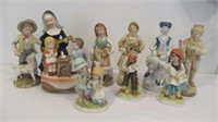 (10) Vintage Ceramic/Porcelain Figurines.