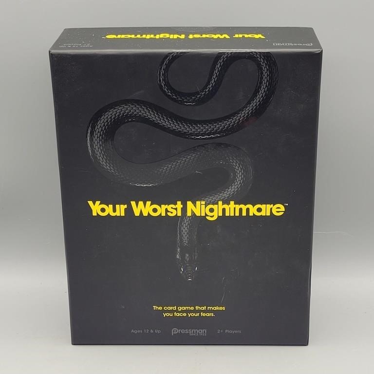 YOUR WORST NIGHTMARE CARD GAME LIKE NEW