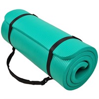 1 inch Yoga Mat Green