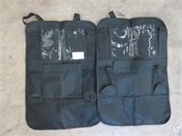 PAIR BLACK OVER THE SEAT ORGANIZERS