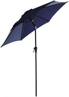 FLAME SHADE NAVY BLUE PATIO UMBRELLA