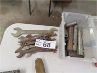 Qty of Spanners & Pipe Wrenches