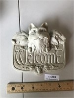 Cat & Mouse Welcome Wall Hanging