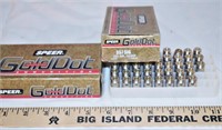 93 ROUNDS SPEER GOLD DOT 357 SIG 125GR GDHP