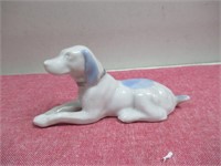 White & Grey Dog figure
