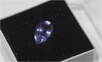 Unset pear shaped tanzanite (approx 2cts)