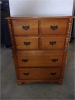 Maple four drawer chest 44x32x18