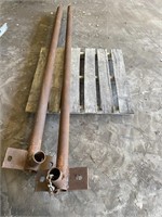 extendable beam, used for lifting long tin bundles