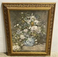 (M) Pierre Auguste Renoir Floral Print 23 1/4” x