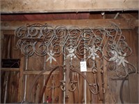 Large lot of ornamental project iron