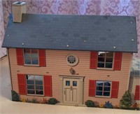 Vintage tin doll house
