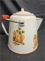 Vintage metal tea kettle