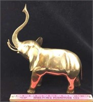 Brass Elephant Figure