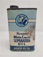 1/4Gal Nourse White Cream Separator Oil