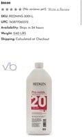Redken Pro-Oxide Volume 20 Cream Developer -