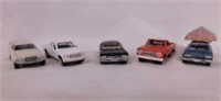 5 Green Light diecast toy cars