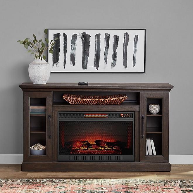 $699  Members Mark Ridley Media Fireplace Console