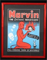 Original Marvin the Magician Poster, Butte MT