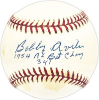 Bobby Avila Autographed Baseball Beckett BAS
