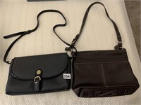 2 LEATHER PURSES LIZ CLAIBORNE