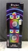 New Bluetooth Party Speaker W/ Lights In Box