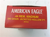 (50)AMERICAN EAGLE .44 REM MAGNUM HP