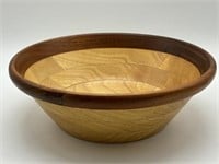 Mountain Woods Wooden MCM Salad Bowl