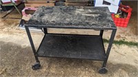 Rolling Metal Table