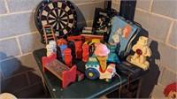 Table Lot of Vintage Toys