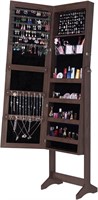 $160 Jewelry Armoire Free Standing with  Mirror
