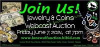 Join Us for Our Jewelry & Coins Webcast Auction