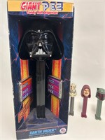 PEZ Star Wars character collection. Giant Vader