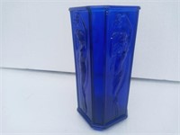 1984 Sarsaparilla Deco Designs Cobalt Blue