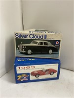 Silver Cloud II & 1963 Corvette Die Casts