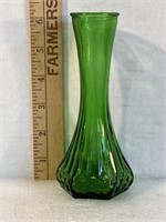Green Hoosier glass vase
