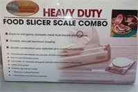 Heavy duty food slicer