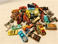 Over 40 Matchboxes, Hot Wheels and other cars.