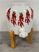 Beautiful Southwestern Chili Pepper Drink Server