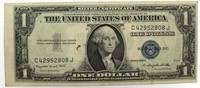 1935-G Blue Seal US Silver Certificate *Error