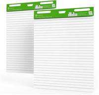 2pk 25x30" Lined Sticky Easel Paper Pads