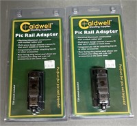 2 - Caldwell Pic Rail Adapters