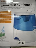 CRANE WARM MIST HUMIDIFIER RETAIL $50