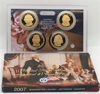 2007 United States Presidential $1 Coin Proof Set