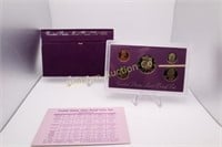 1991 US Mint Proof Coin Set 5 Coins in lot